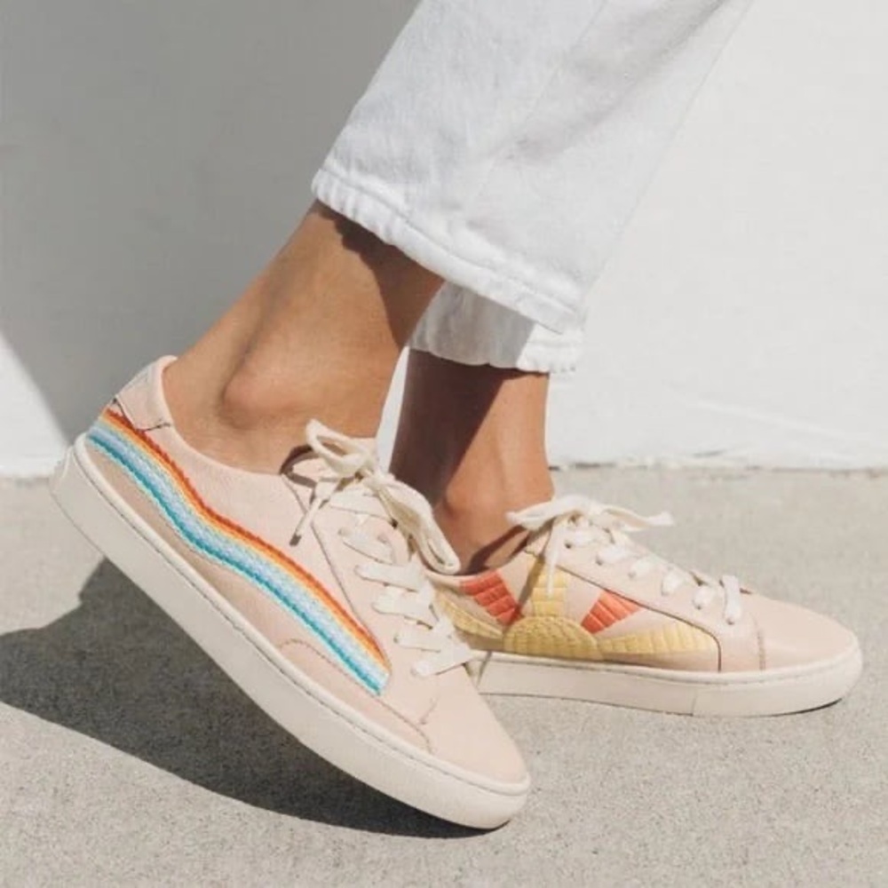 Soludos Rainbow Wave “Chill Out” Rainbow Ibiza Sneakers